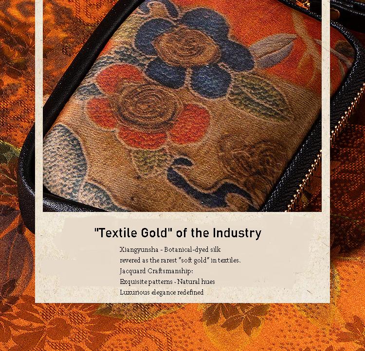 Silk and Song Brocade Handheld Bag