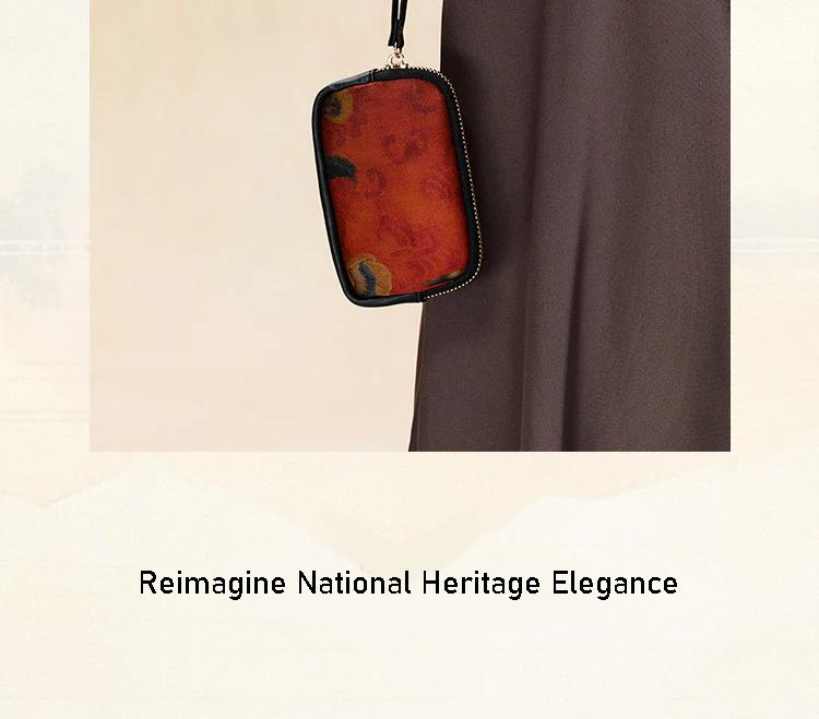 Silk and Song Brocade Handheld Bag