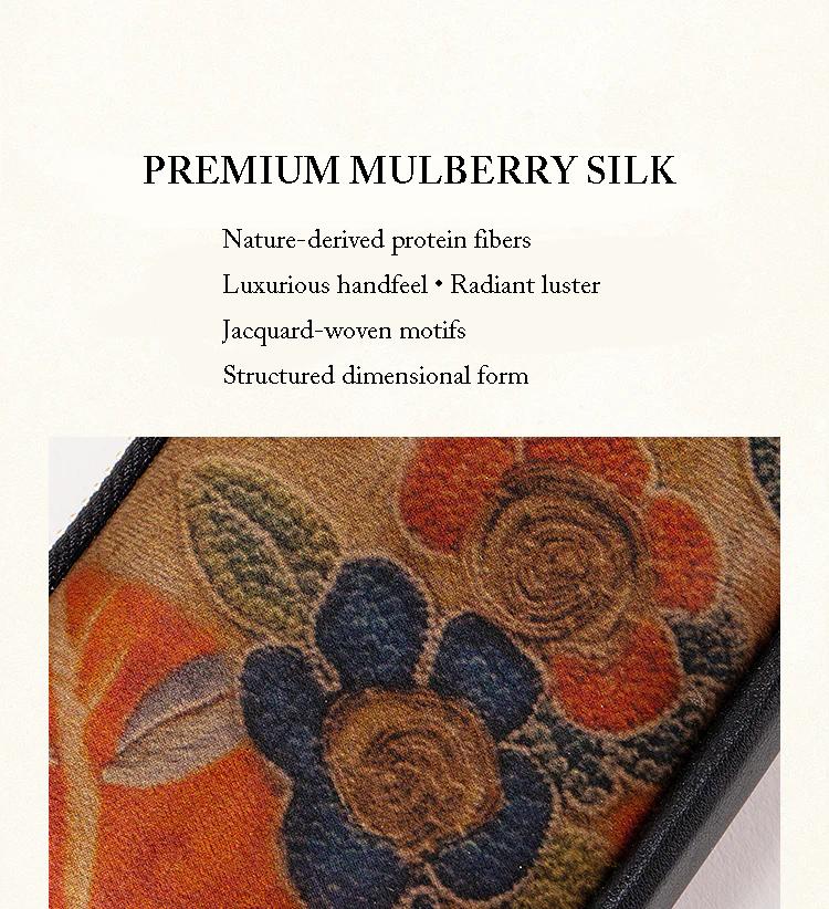 Silk and Song Brocade Handheld Bag