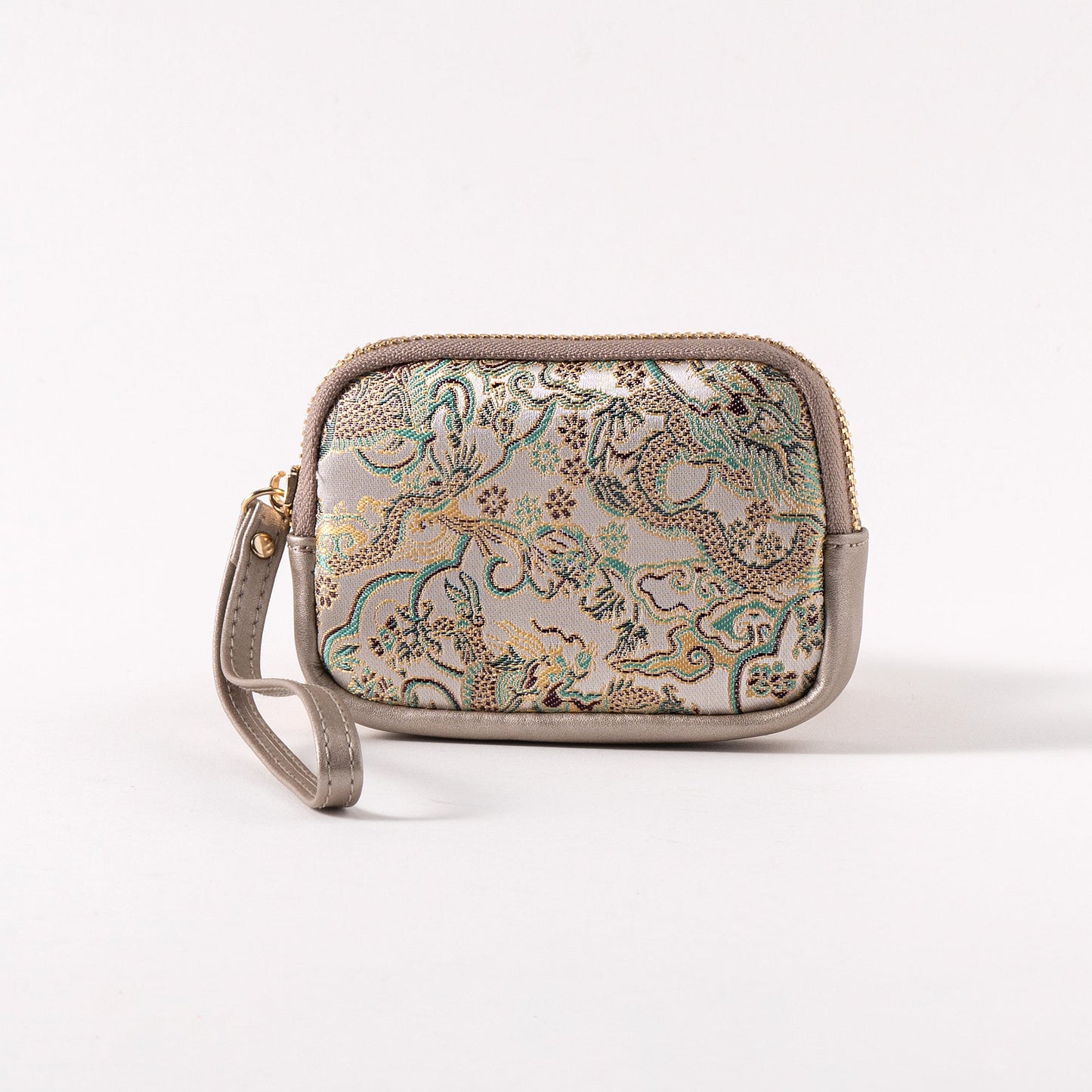 Silk and Song Brocade Handheld Bag