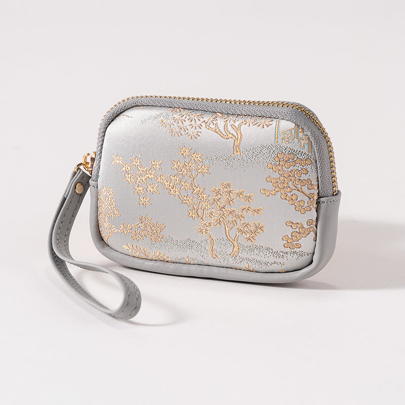 Silk and Song Brocade Handheld Bag